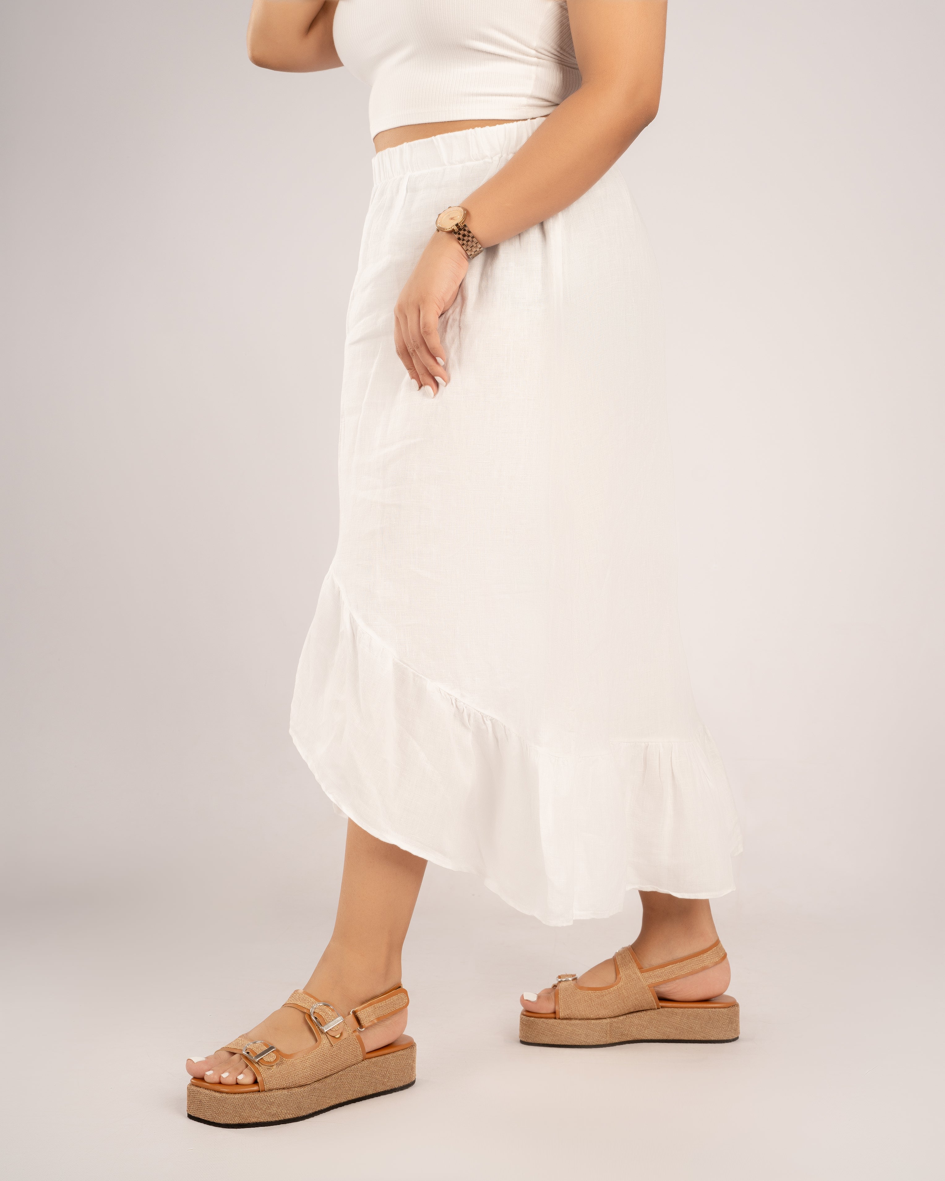 JUTE FLATFORM SANDALS