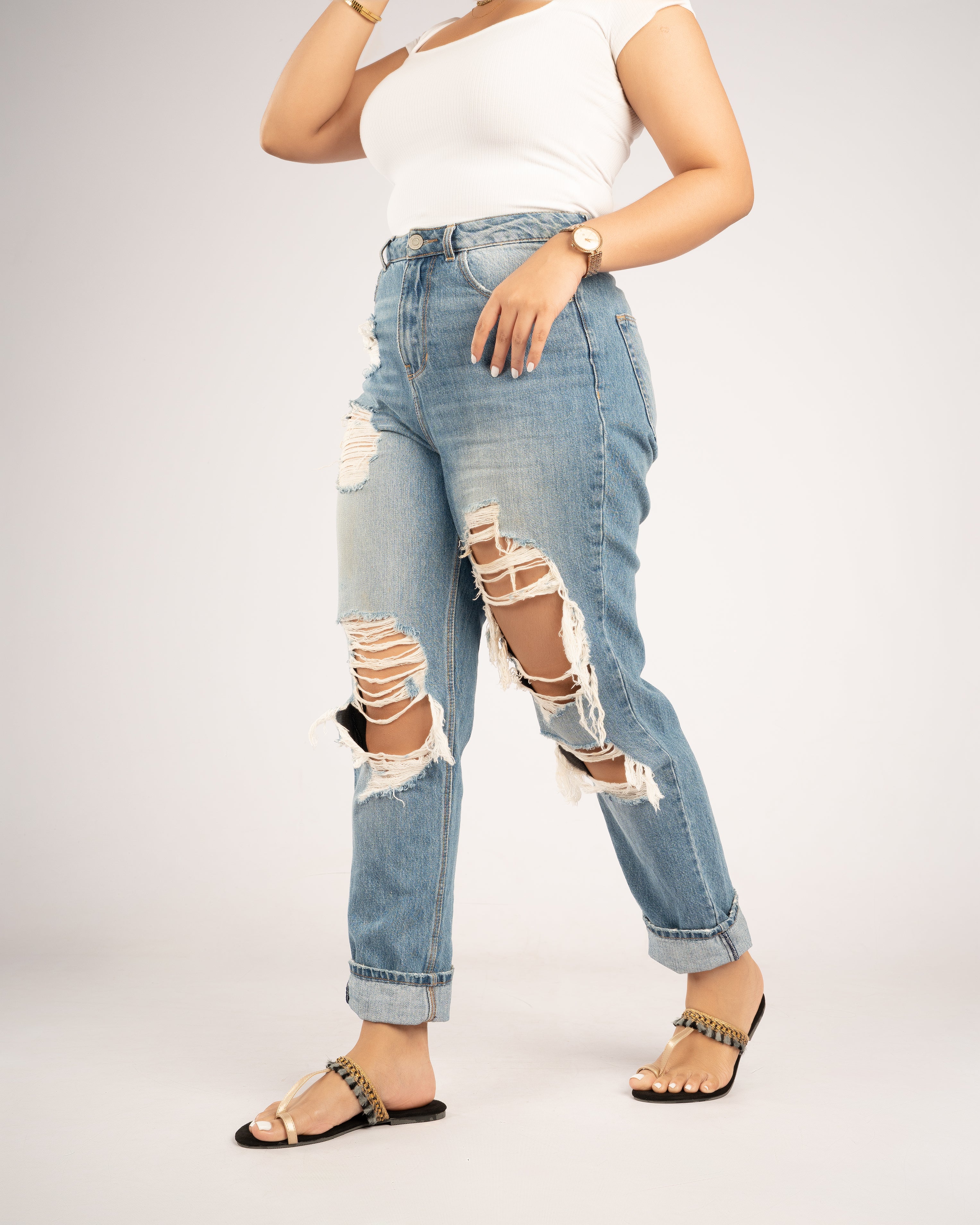 BLACK TASSEL DETAIL TOE RINGS