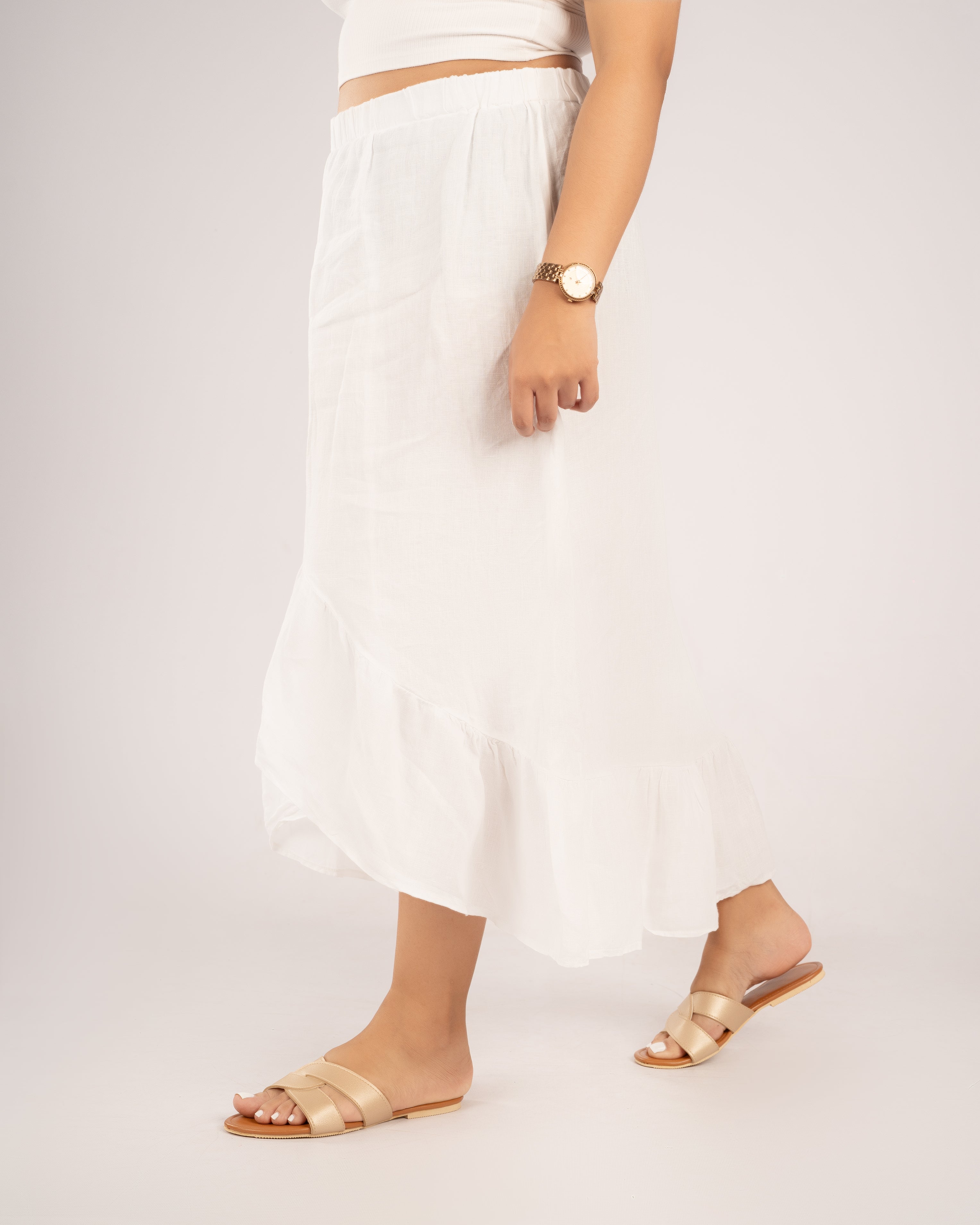 GOLD TWISTED CUT-OUT SLIDES