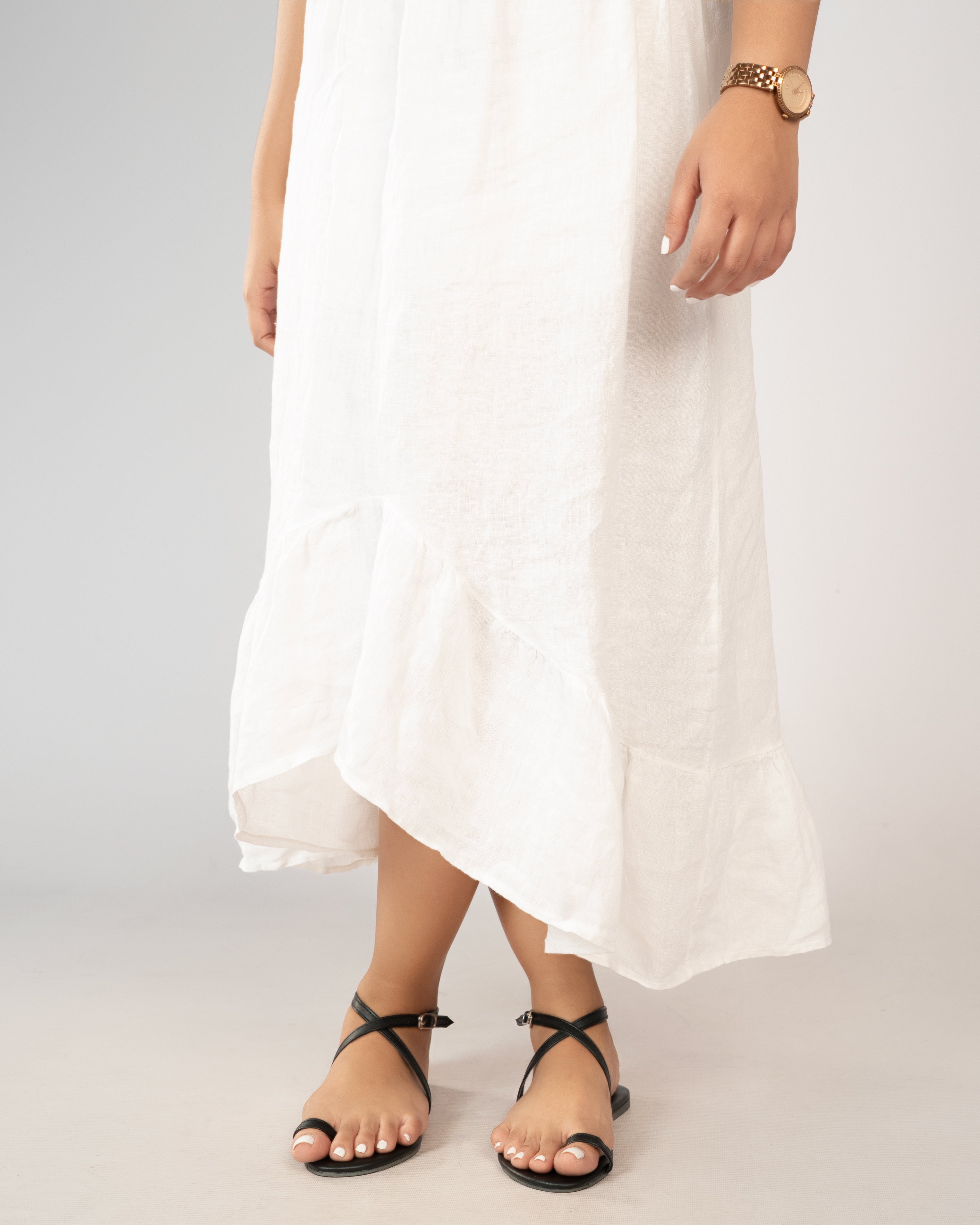 BLACK BAREFOOT SANDALS