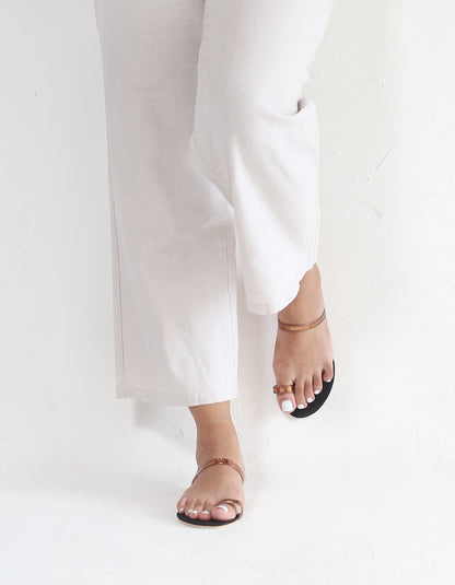 COPPER TOE RING SLIP ONS