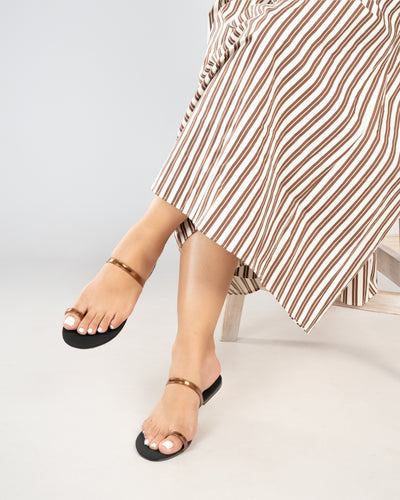 COPPER TOE RING SLIP ONS