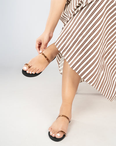 COPPER TOE RING SLIP ONS