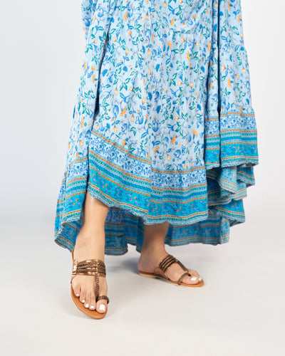 COPPER BRAIDED CHAPPALS
