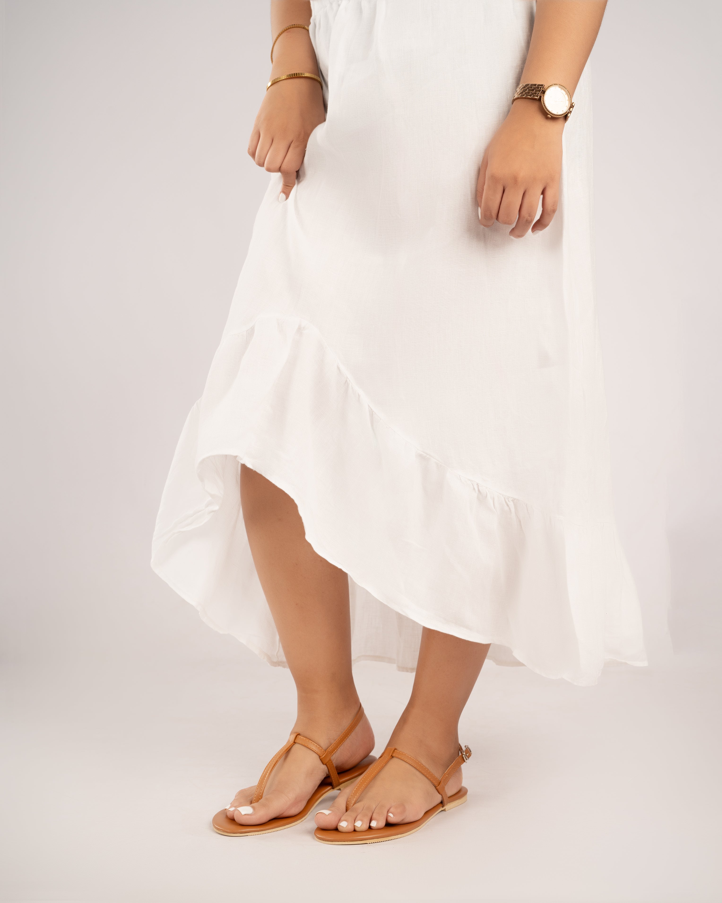TAN THONG SANDALS