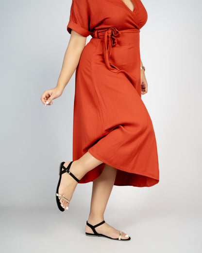 METALIC GOLD OPEN TOE SANDALS