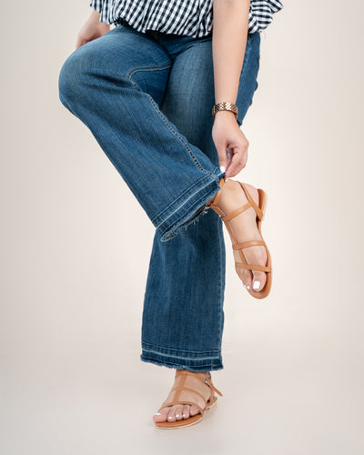 TAN GLADIATOR SANDALS