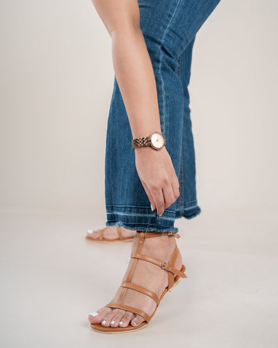 TAN GLADIATOR SANDALS