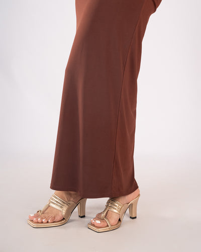 GOLD CHAPPAL STILETTO HEELS