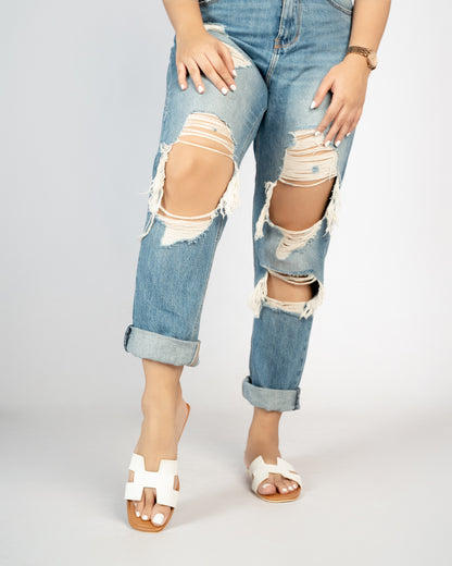 WHITE CUT OUT SLIDES