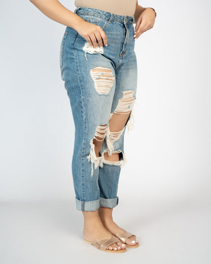 METALLIC ROSE GOLD SLIDES