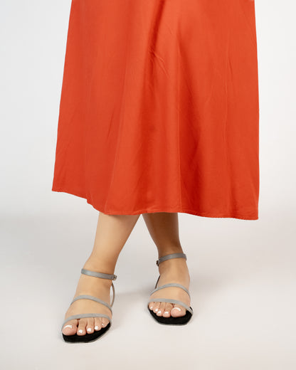 GREY SUEDE STRAPPY SANDALS