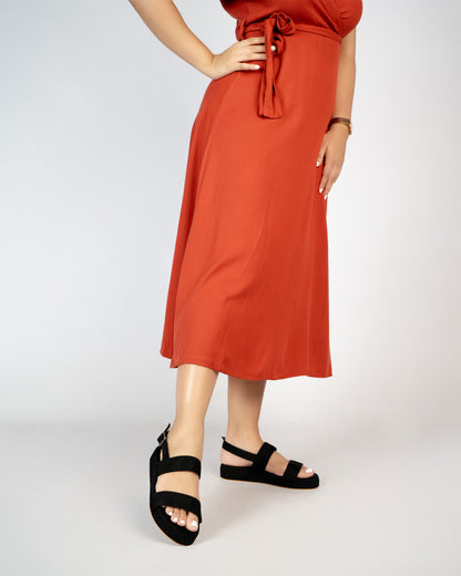 ALL BLACK DOUBLE STRAP FLATFORM SANDALS