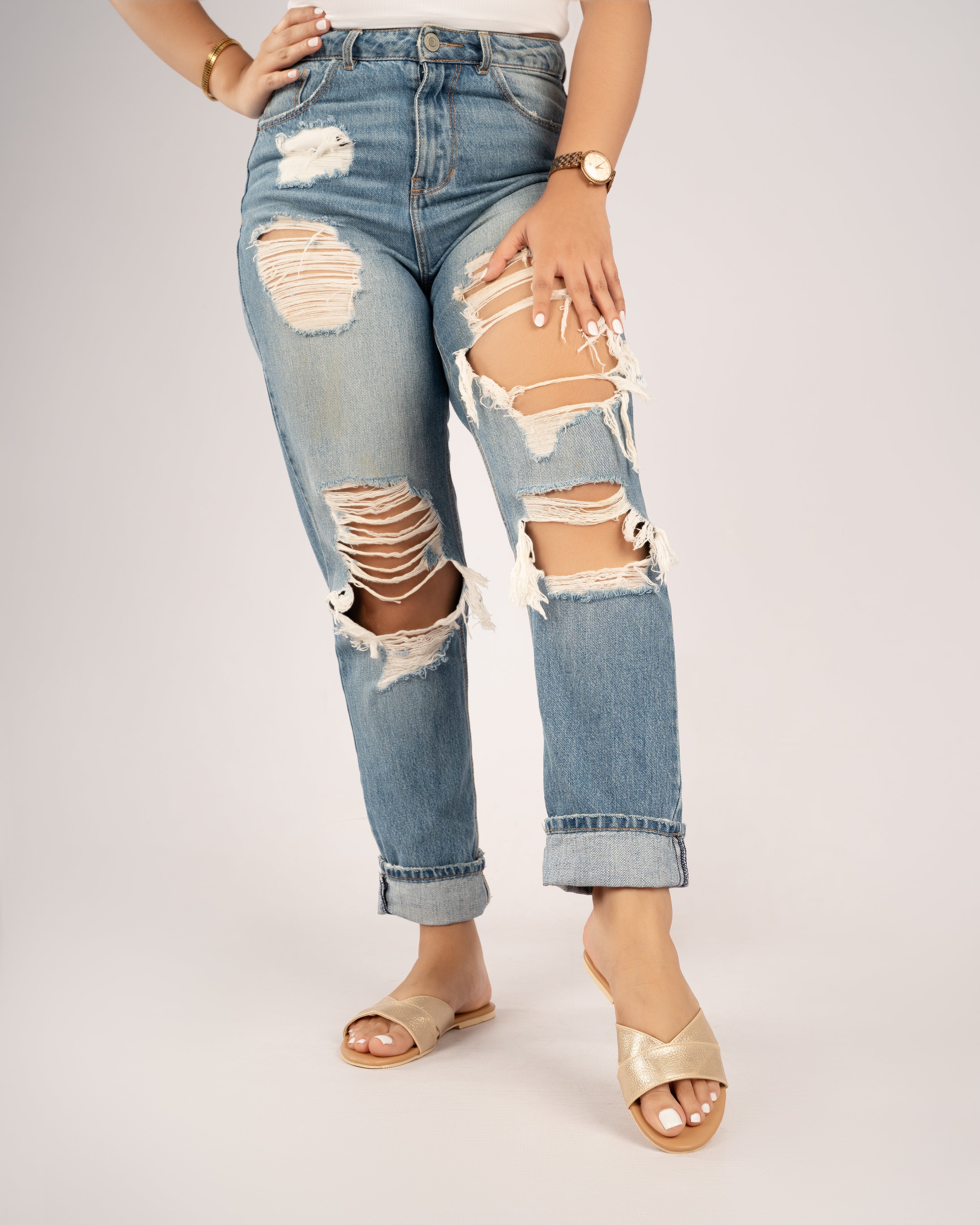 METALIC GOLD SLIDES