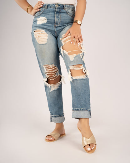 METALIC GOLD SLIDES
