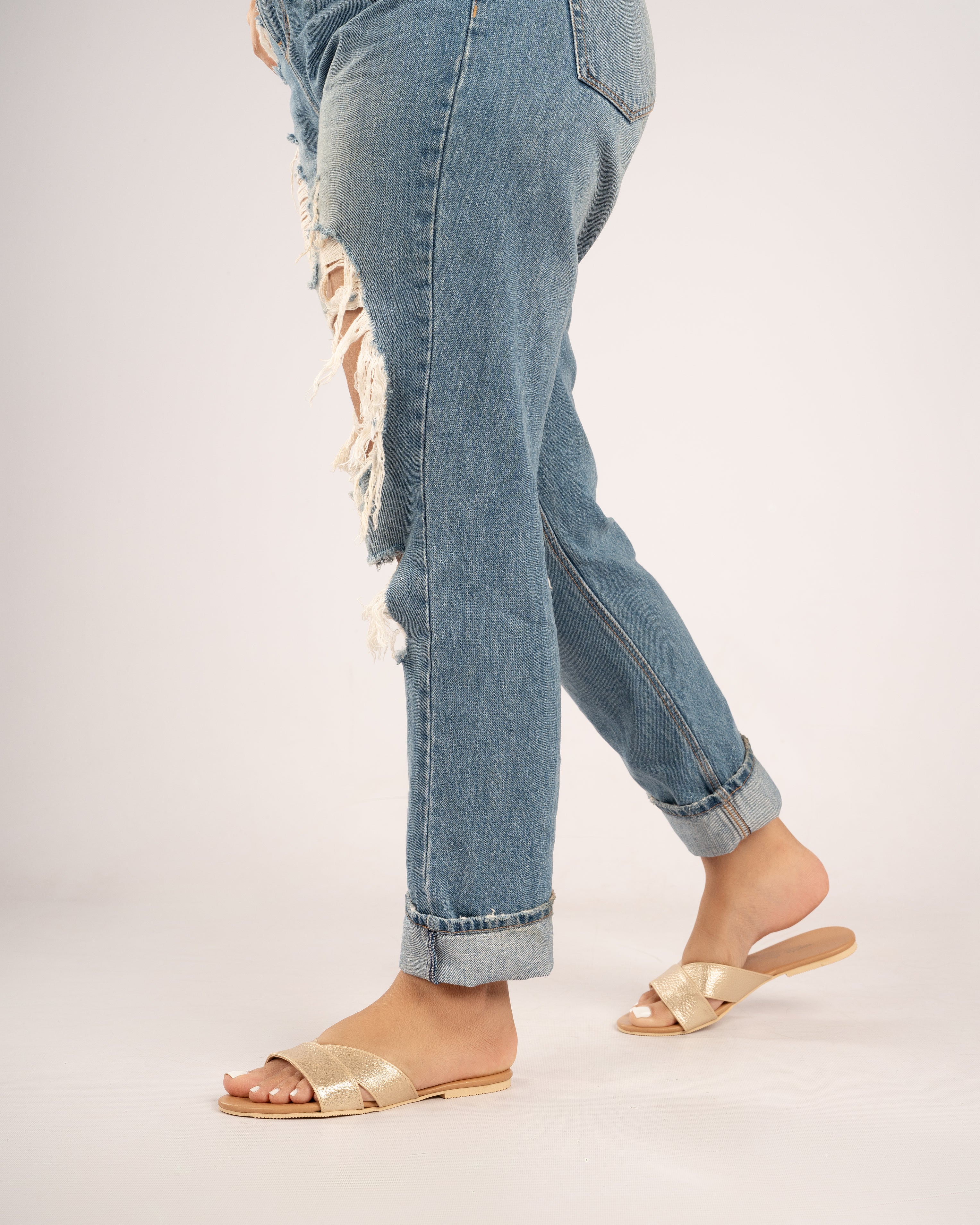 METALIC GOLD SLIDES