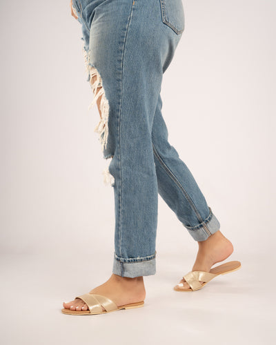 METALLIC GOLD SLIDES