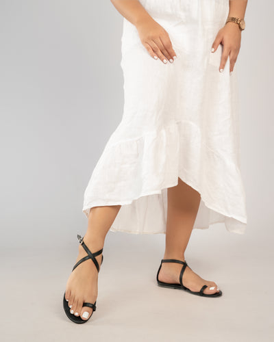 BLACK BAREFOOT SANDALS