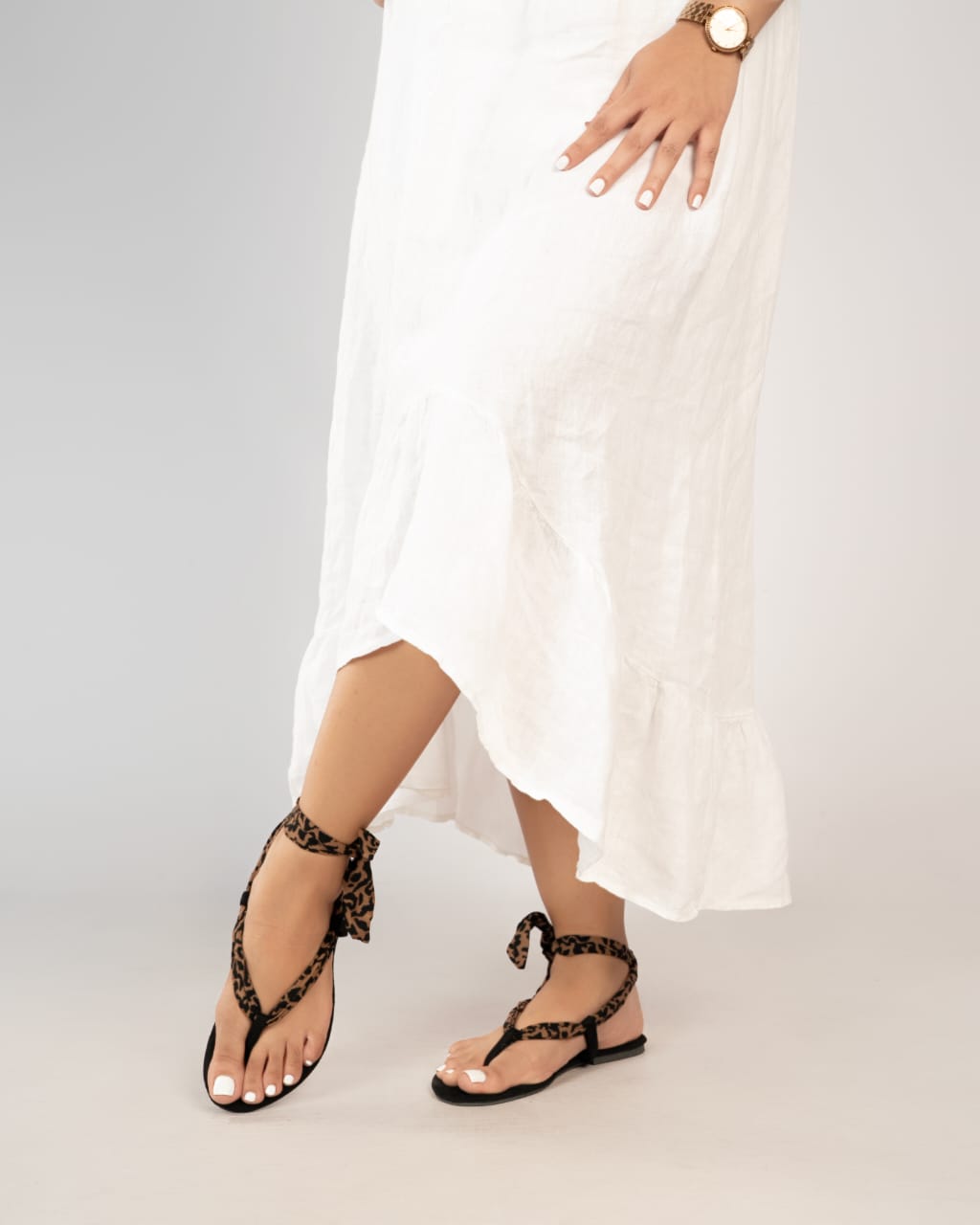 PRINTED FABRIC TIE UPS